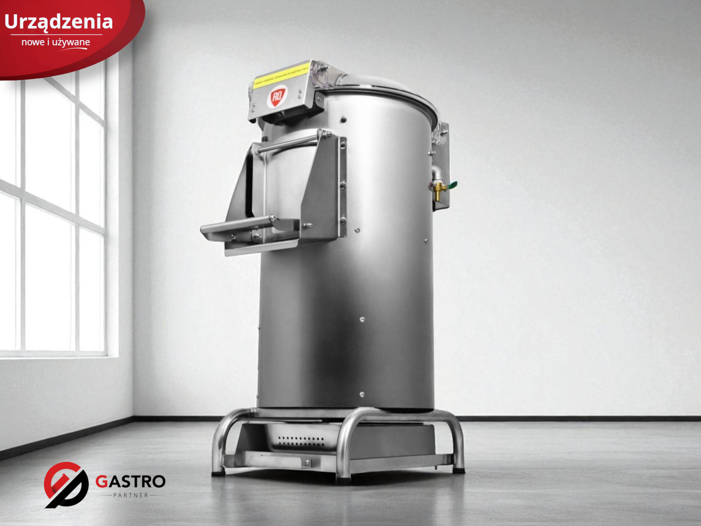 Obieraczka do ziemniaków RQX15D | wsad 15 kg | separator obierzyn