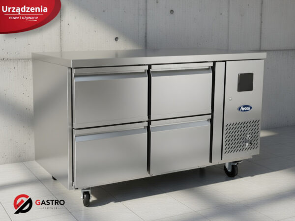 Stół Chłodniczy 2-drzwiowy z 4 szufladami EPF3522-GR