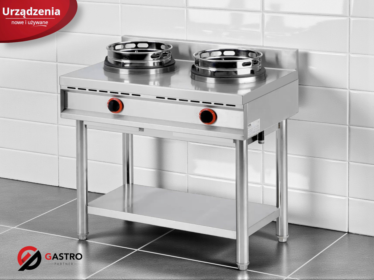 Profesjonalna kuchnia wok Redfox 2 palnikowa K-2 G 00007352 - obrazek 3