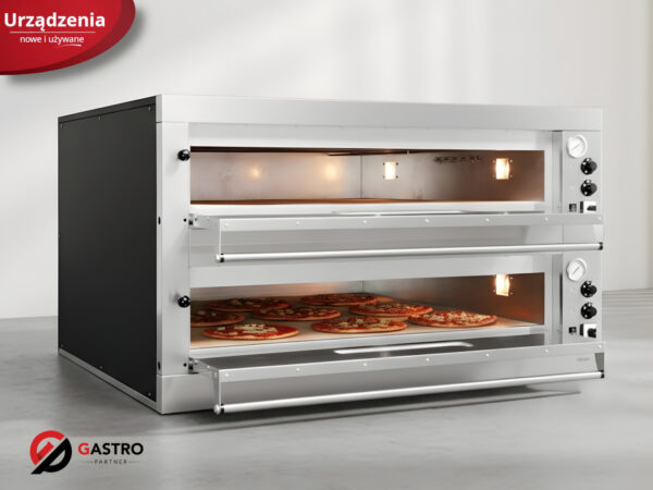 Piec do pizzy elektryczny ET 205, 2KP 1050×1050 | dwukomorowy | 18×33 cm |