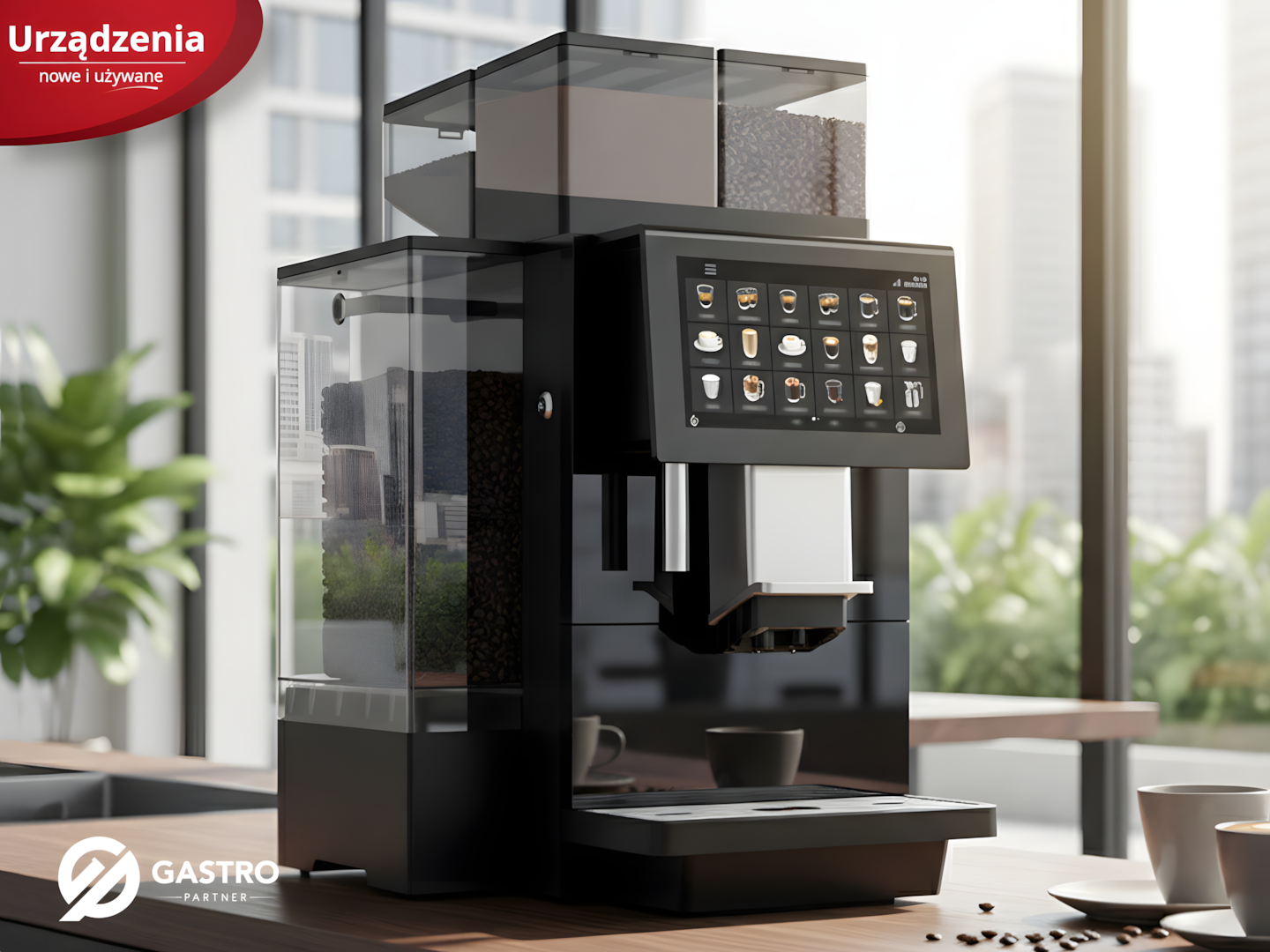 Automatyczny ekspres do kawy z funkcją gorącej czekolady P 3100 W V 6 l