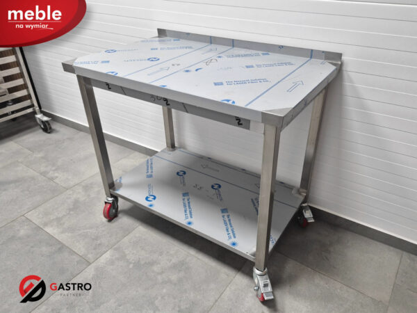 Stół gastronomiczny mobilny na kółkach Gastro Partner 100x60