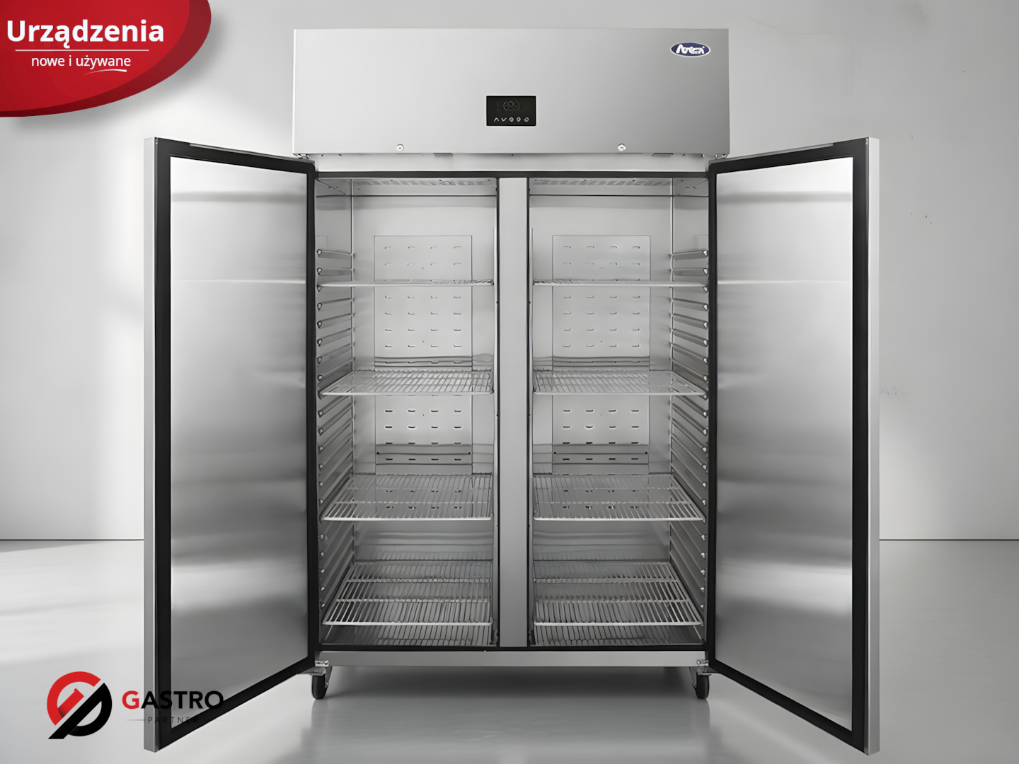 Szafa chłodnicza 2-drzwiowa GN2/1 1090L | Linia Premium | PBF80RS ATOSA