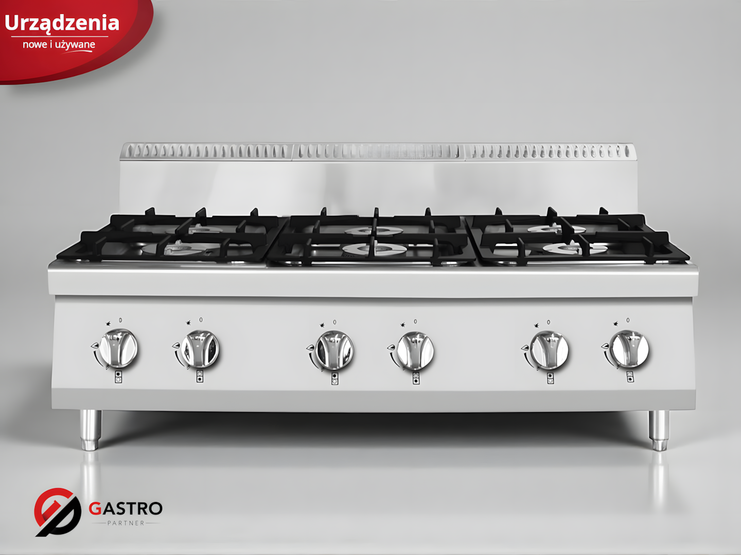 Kuchnia gazowa, 6-palnikowa, nastawna linia 700 - AT7G6B-C1