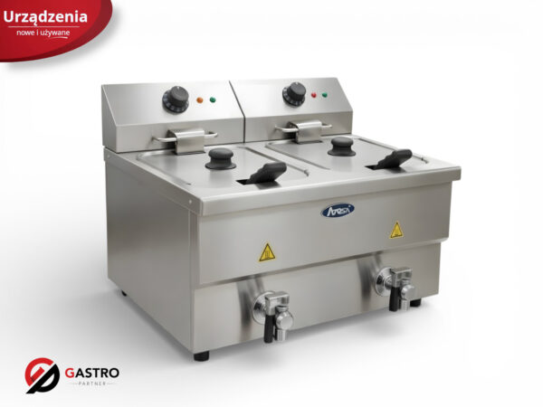 Frytownica 2-komorowa elektryczna 2x8L ATEF-8L-2 ATOSA