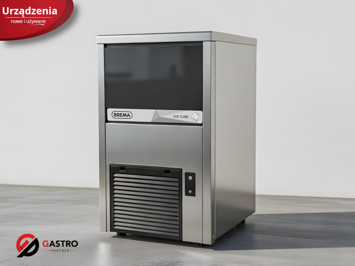 Kostkarka natryskowa 29 kg/24 h chłodzona wodą Brema - 872282