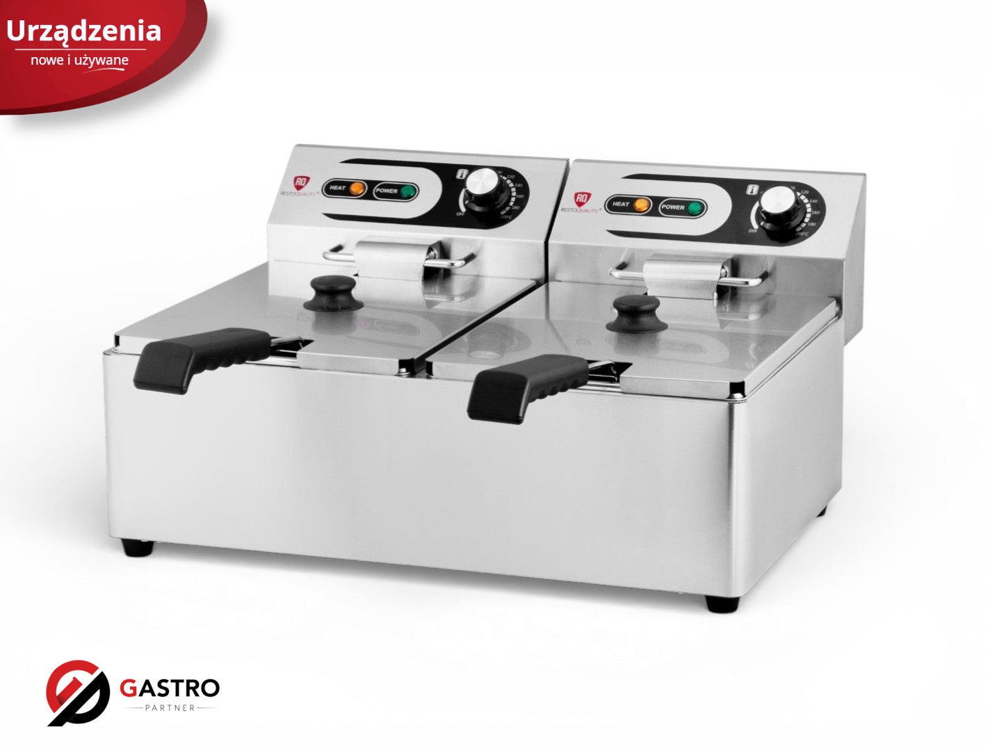 Frytownica elektryczna RQF6L2 | podwójna | 2x6 l | 2x3 kW