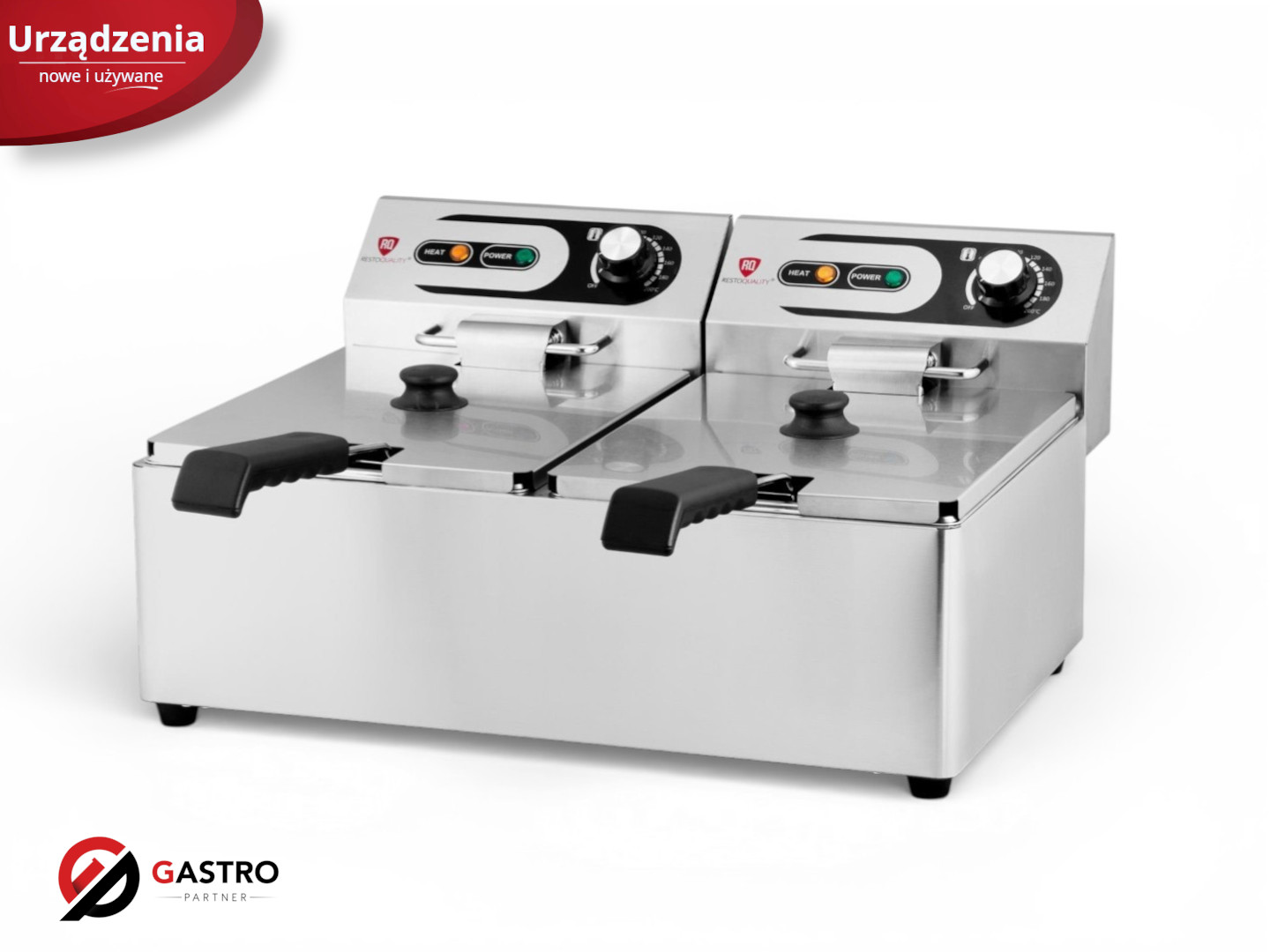 Frytownica elektryczna RQF6L2 | podwójna | 2x6 l | 2x3 kW