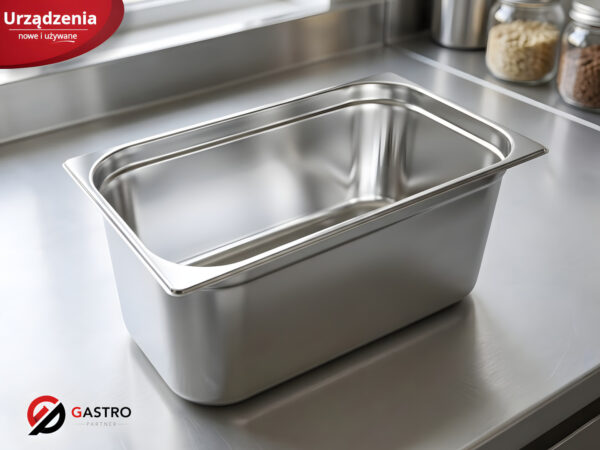 Pojemnik gastronomiczny ze stali nierdzewnej GN 1/1 200 mm