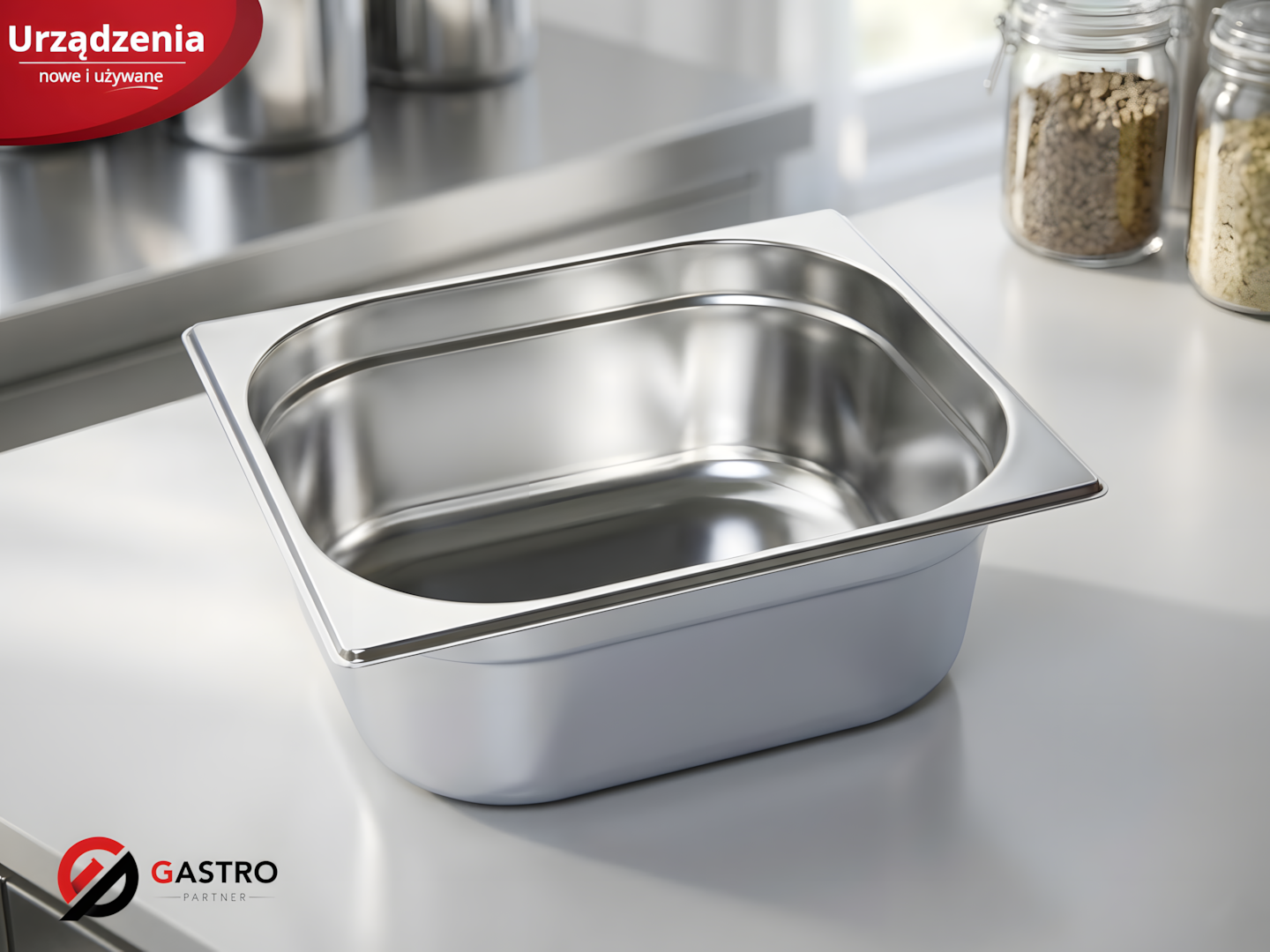 Pojemnik gastronomiczny ze stali nierdzewnej GN 1/2 150 mm