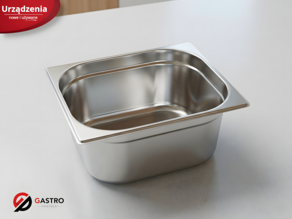 Pojemnik gastronomiczny ze stali nierdzewnej GN 1/2 200 mm