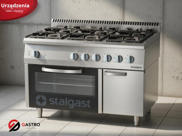 Kuchnia gazowa, 6-palnikowa z piekarnikiem gazowym, 32.5+5 kW, G20