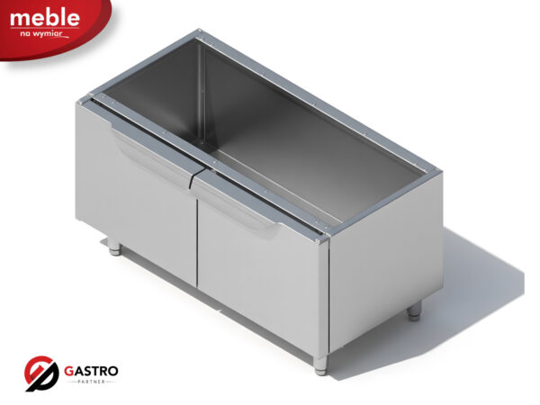 Podstawa gastronomiczna z szafką pod kuchnie lub grilla 1200x700x590 mm