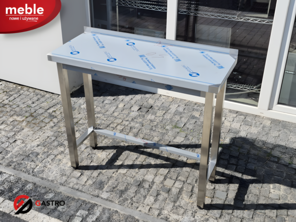 Stół przyścienny gastronomiczny bez półki spawany 1000x400x850 mm