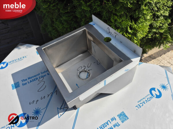 Zlewozmywak nierdzewny zlew pomocniczy wiszący, umywalka 300x300x200 mm