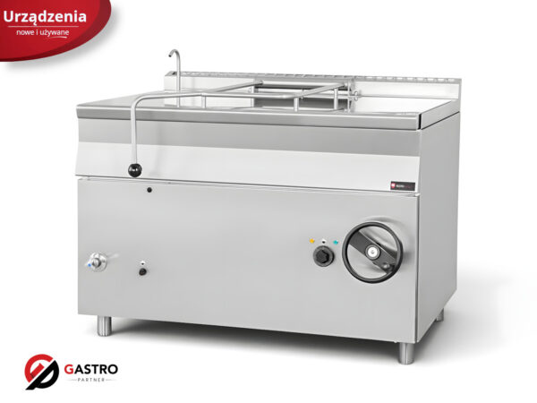 Patelnia uchylna gazowa | stal nierdzewna | 27 kW | 120 l | 1200x900x900 mm | RQBS125.912G