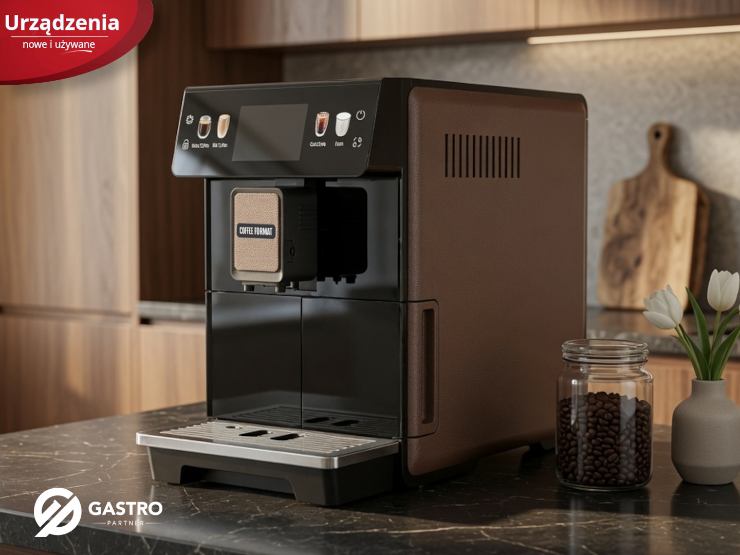 Ekspres do kawy automatyczny Coffee Format Mini Steam – Brown