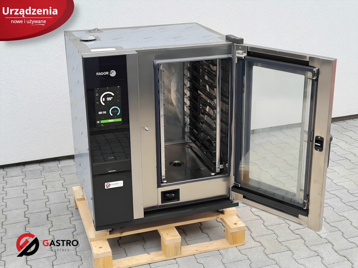 Piec konwekcyjno - parowy marki FAGOR model - APW-101-E R SW S K