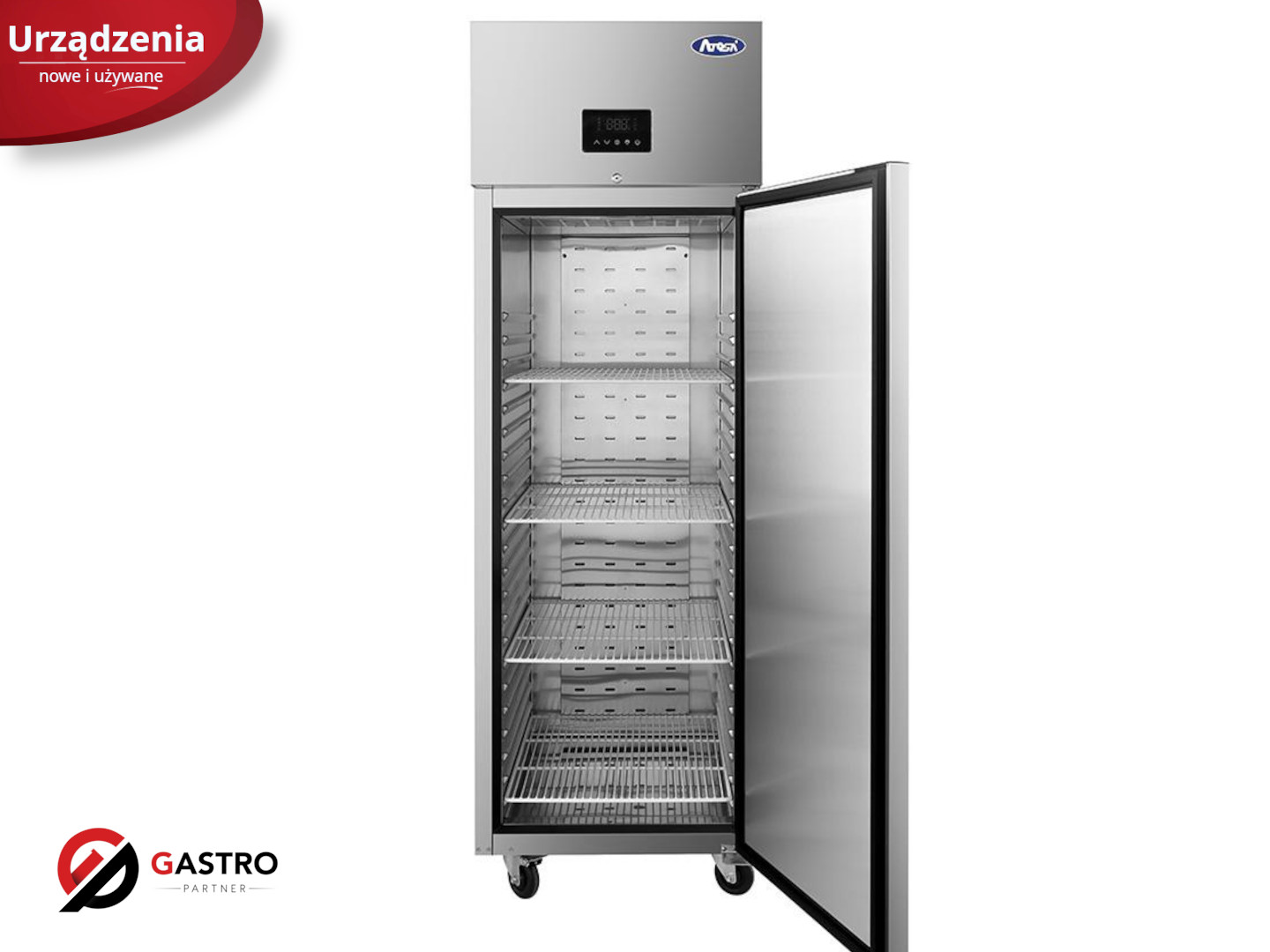 Szafa mroźnicza 1-drzwiowa stal nierdzewna 552 litry | GN2/1 - PBF40FS | ATOSA