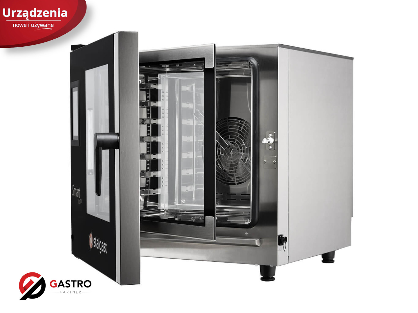 Piec konwekcyjno-parowy, STALGAST SmartCook, dotykowy, 7xGN1/1, P 10.2 kW - obrazek 3