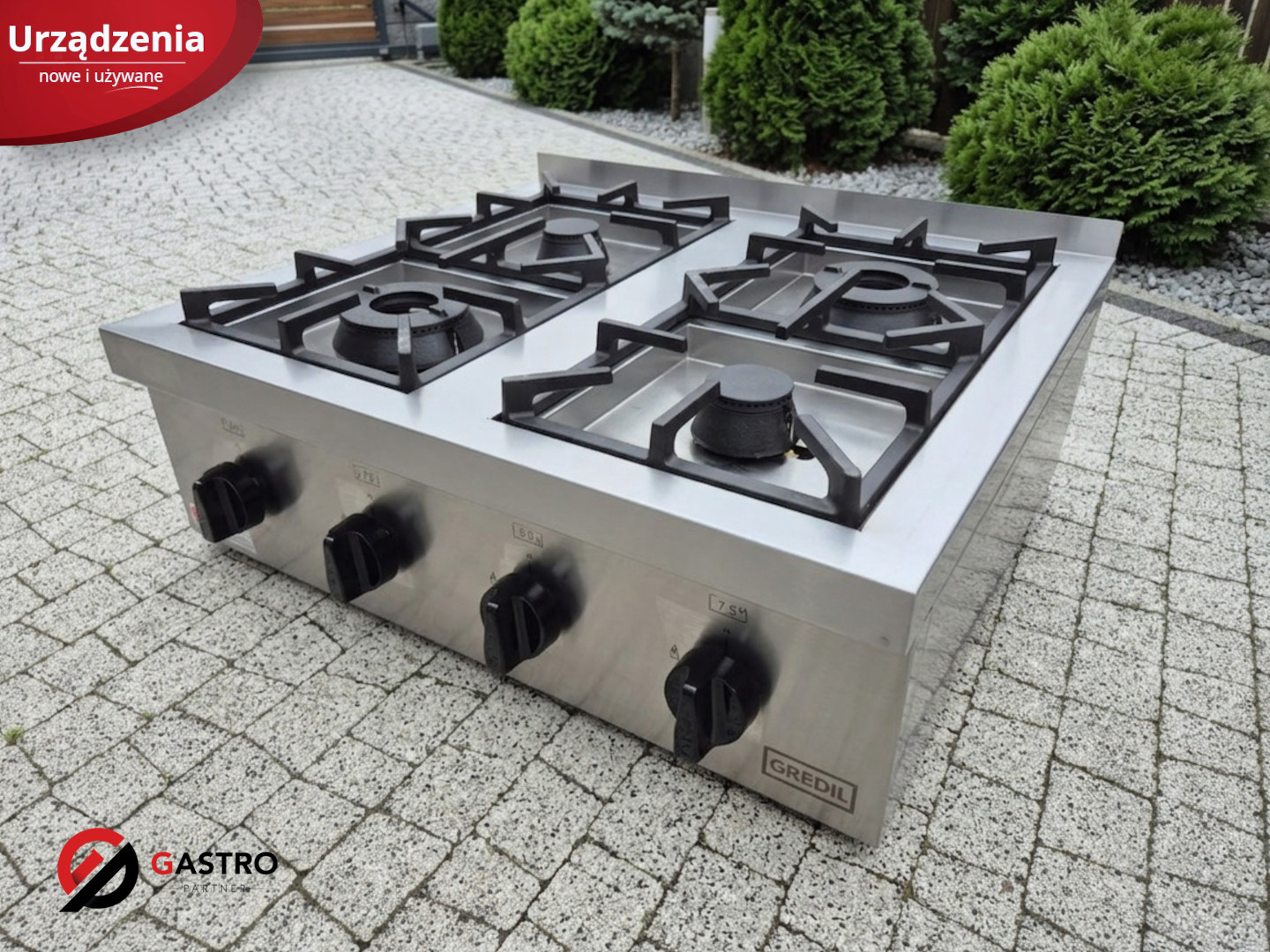 kuchnia gazowa nastawna, Gredil, P 20 kW, G20/20 mbar
