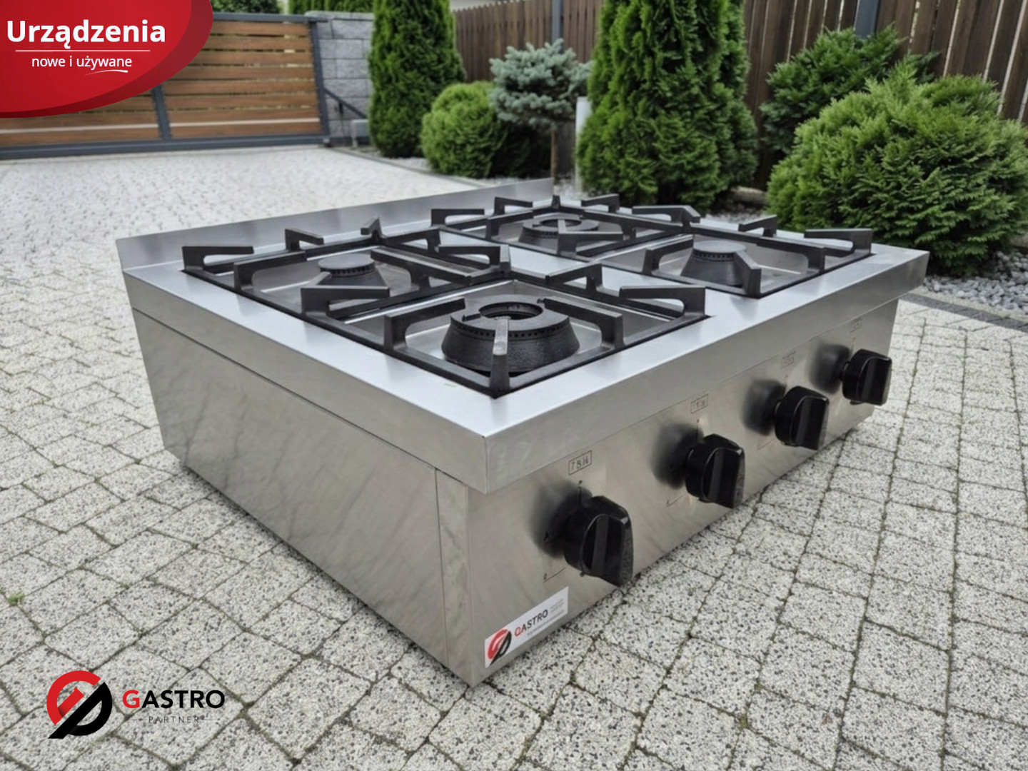 kuchnia gazowa nastawna, Gredil, P 20 kW, G20/20 mbar
