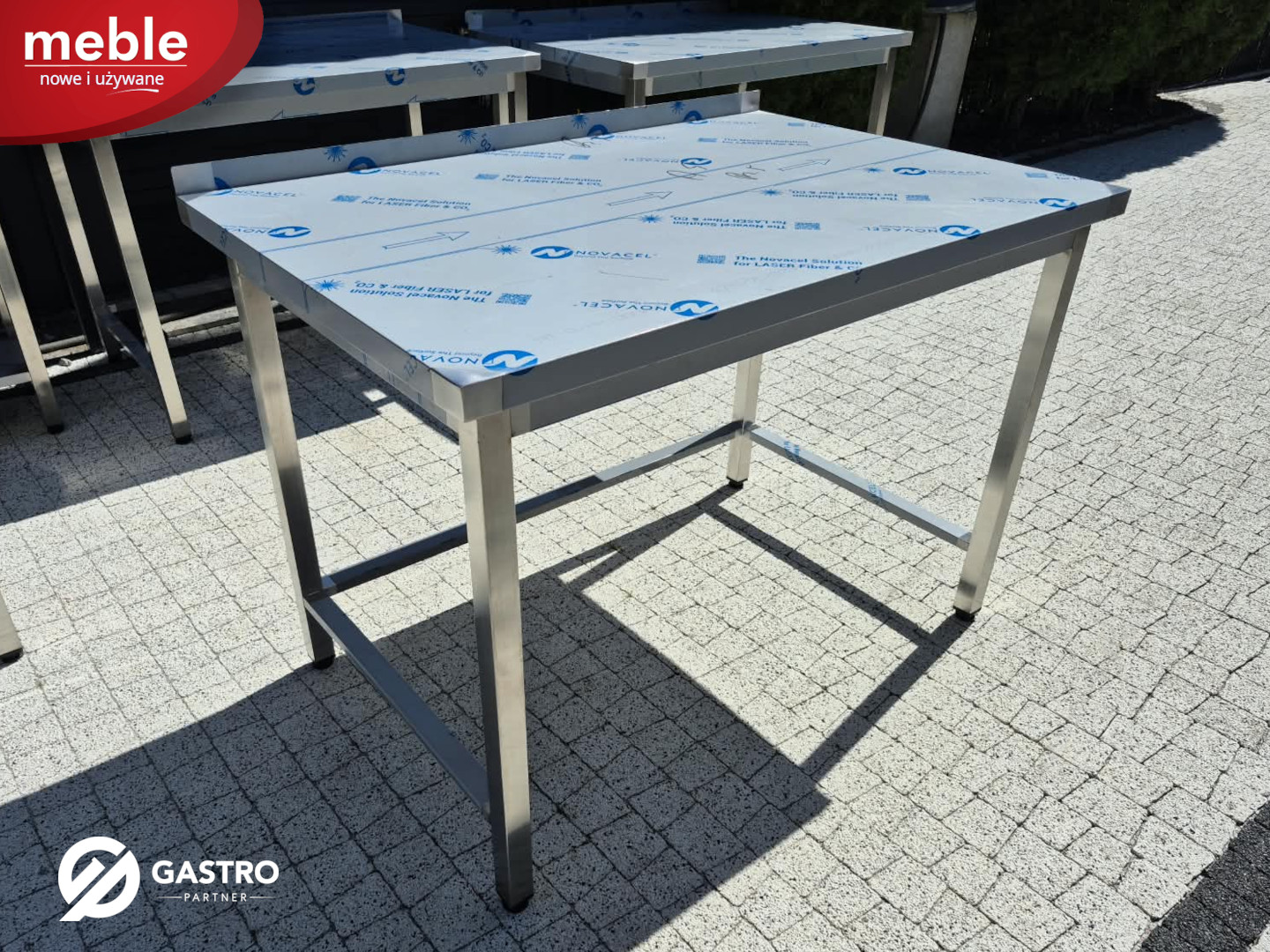 Stół gastronomiczny bez półki spawany 130x70x85 cm