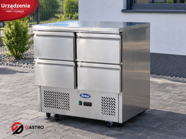 Stół chłodniczy z 4 szufladami 300 l GN 1/1 Atosa ESL3820GR - 900x700x943 mm
