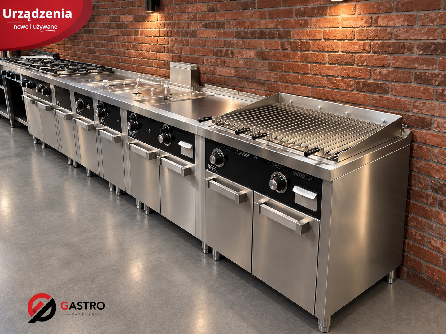 Kuchnia gazowa RQ4F750E z szafką | 4-palnikowa | 30,6 kW | Linia 750 - obrazek 2